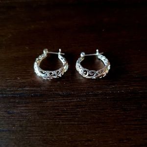 Filigree Hoop Earrings